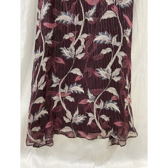 NWT BCBG MAXAZRIA Trailing Foliage One-Shoulder Gown size 0 - Picture 3 of 7